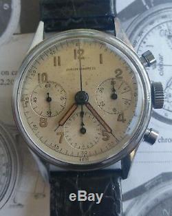 Vintage Concord Valjoux 72 Chronograph Signed BIGELOW KENNARD