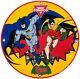 Vintage Conoco 1965 Batman N-tane Gasoline 12 Porcelain Marvel Comic Oil Sign