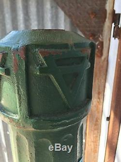 Vintage Conoco Cast Iron Sigh Light Pole