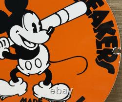 Vintage Converse Porcelain Sign Gas Station Pump Plate Chuck Taylors Baseball