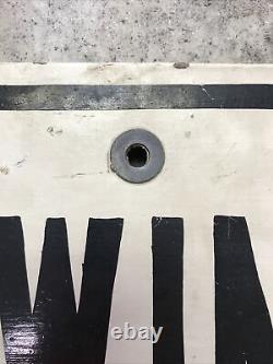 Vintage County Park No Swimming Rock Bottom Wooden Sign Man Cave Fast Ship