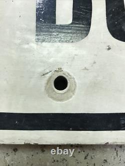 Vintage County Park No Swimming Rock Bottom Wooden Sign Man Cave Fast Ship