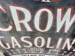 Vintage Crown Gasoline-Standard Oil Co. Sign-26x26