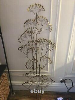 Vintage Curtis Jere Brass Tree With Leaves Signed 1973