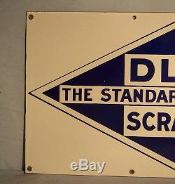 Vintage DL & W Porcelain Coal Sign Scranton, Pa