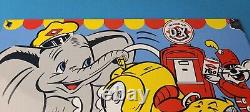 Vintage DX Diamond Dumbo Sign Gasoline Motor Oil Pump Porcelain Sign