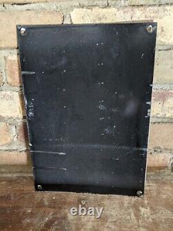 Vintage Dated 1963 Richard's Pawn & Gun Porcelain Sign 12 X 8