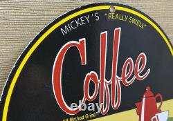 Vintage Disney Coffee Porcelain Sign Gas Station Oil Tea Mug Starbucks Goofy