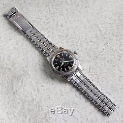Vintage Diver Watch Zodiac SeaWolf Original Signed JB Champion Bracelet Rare