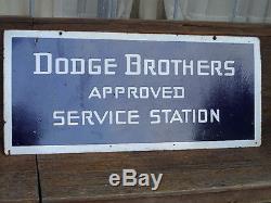 Vintage Dodge Brothers Porcelain Sign