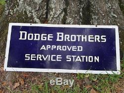 Vintage Dodge Brothers Porcelain Sign