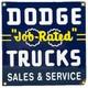 Vintage Dodge Brothers Porcelain Sign Gas Station Pump Plate Motor Oil Gasoline