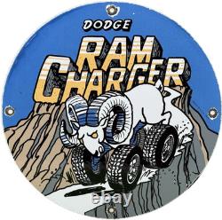 Vintage Dodge Brothers Porcelain Sign Gas Station Pump Plate Motor Oil Gasoline