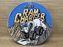 Vintage Dodge Brothers Porcelain Sign Gas Station Pump Plate Motor Oil Gasoline