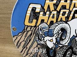 Vintage Dodge Brothers Porcelain Sign Gas Station Pump Plate Motor Oil Gasoline