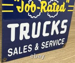 Vintage Dodge Brothers Porcelain Sign Gas Station Pump Plate Motor Oil Gasoline