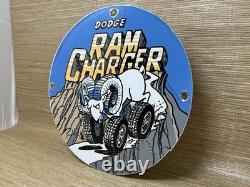 Vintage Dodge Brothers Porcelain Sign Gas Station Pump Plate Motor Oil Gasoline