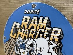 Vintage Dodge Brothers Porcelain Sign Gas Station Pump Plate Motor Oil Gasoline