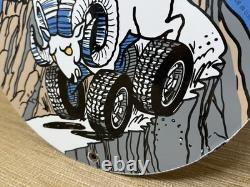 Vintage Dodge Brothers Porcelain Sign Gas Station Pump Plate Motor Oil Gasoline