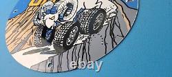 Vintage Dodge Mopar Porcelain Gas Service Sales Chrysler Ram Charger Sign