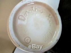 Vintage Dorothy Kindell Risque Nude Lady Mugs Set of 6 + Ashtray Signed 1950s