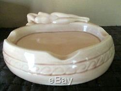 Vintage Dorothy Kindell Risque Nude Lady Mugs Set of 6 + Ashtray Signed 1950s