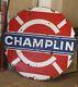 Vintage Double Sided Champlin Oil Company Sign