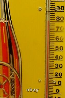 Vintage Dr Pepper Thermometer Sign When Hungry. Thirsty Or Tired 10 2 4