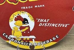 Vintage Drink Squeeze Soda Porcelain Sign Gas Station Bottle Pepsi Coca Cola 7up