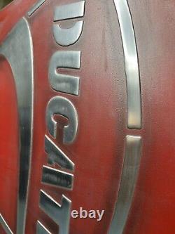 Vintage Ducati Metal Sign(handmade)