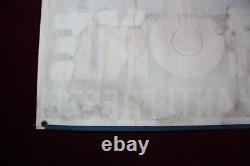 Vintage Dupont Zerone Anti-freeze Cloth Banner Sign Old Service Station