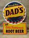 Vintage Embossed Dad's Root Beer Sign Antique Signs Soda Cola Pop 9760
