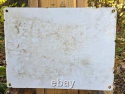 Vintage En-ar-co National Motor Oil 16x 12 Porcelain Sign Great Condition