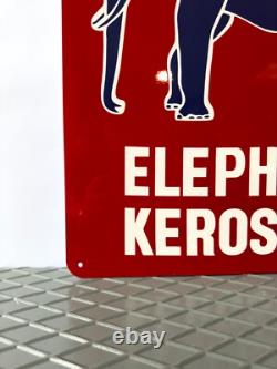 Vintage Esso Elephant Kerosene Rare Gas Oil Heavy Metal Sign- 24x16(60x40 cm)