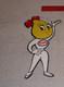 Vintage Esso Oil Drop Girl Woman 12 Enamel Metal Gasoline Oil Advertising Sign