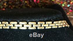 Vintage Estate 14k Gold Bracelet Made In Italy Signed