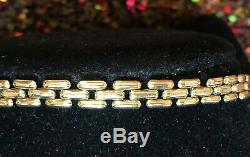 Vintage Estate 14k Gold Bracelet Made In Italy Signed