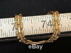 Vintage Estate 14k Gold Bracelet Made In Italy Signed