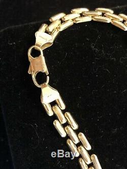 Vintage Estate 14k Gold Bracelet Made In Italy Signed