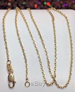 Vintage Estate 14k Gold Chain Necklace Designer Signed Rci Made In Indonesia