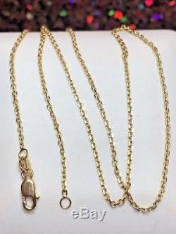 Vintage Estate 14k Gold Chain Necklace Designer Signed Rci Made In Indonesia