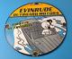 Vintage Evinrude Outboards Porcelain Sign Boat Motor Gas Engines Casper Sign