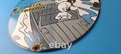 Vintage Evinrude Outboards Porcelain Sign Boat Motor Gas Engines Casper Sign