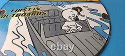 Vintage Evinrude Outboards Porcelain Sign Boat Motor Gas Engines Casper Sign