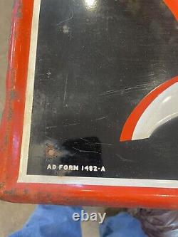 Vintage Exide Batteries Embossed Vertcal sign