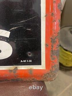 Vintage Exide Batteries Embossed Vertcal sign