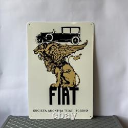 Vintage FIAT torino Hevay Metal Sign 24x16(60x40 cm)
