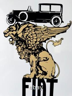 Vintage FIAT torino Hevay Metal Sign 24x16(60x40 cm)