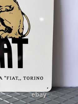 Vintage FIAT torino Hevay Metal Sign 24x16(60x40 cm)