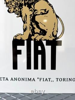 Vintage FIAT torino Hevay Metal Sign 24x16(60x40 cm)